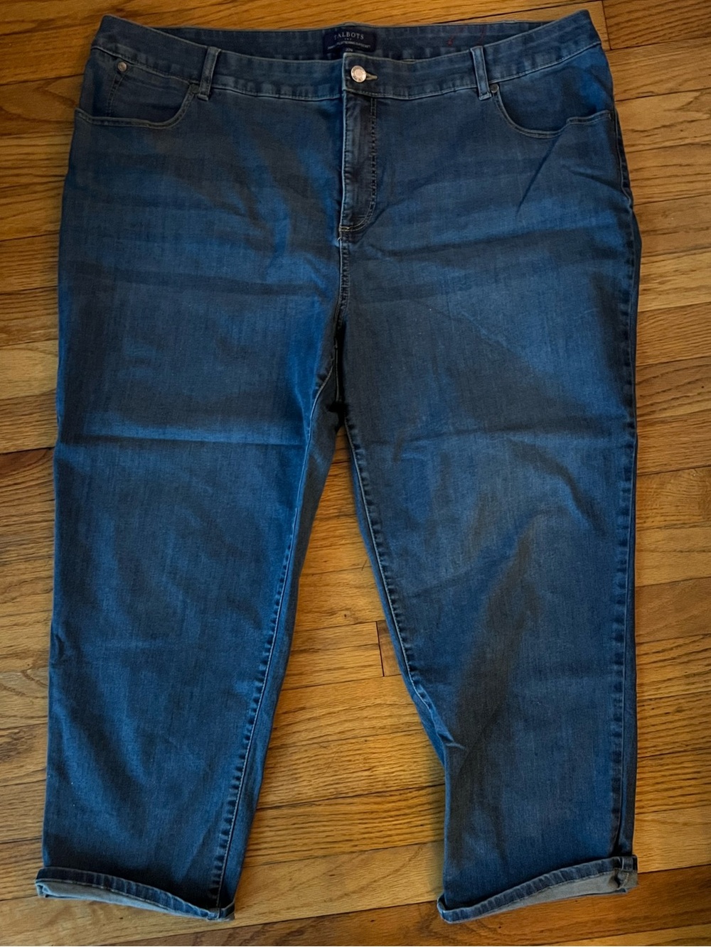 Talbots Dark Blue Cropped Ankle Jeans